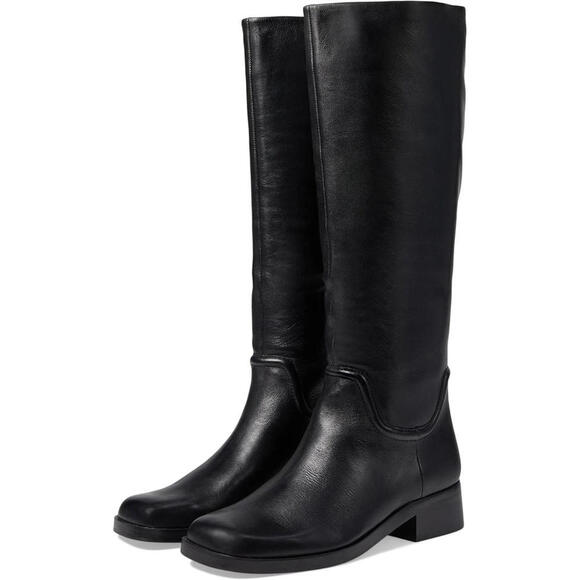 New Vince Women's Dani leather knee boots in Black Size 9M #B48